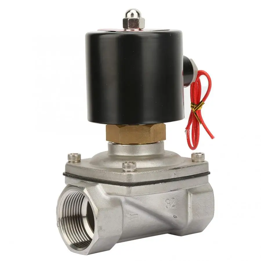 

2S350-35 G1-1/4" Normally Open Stainless Steel Electric Solenoid Valve for Water Air