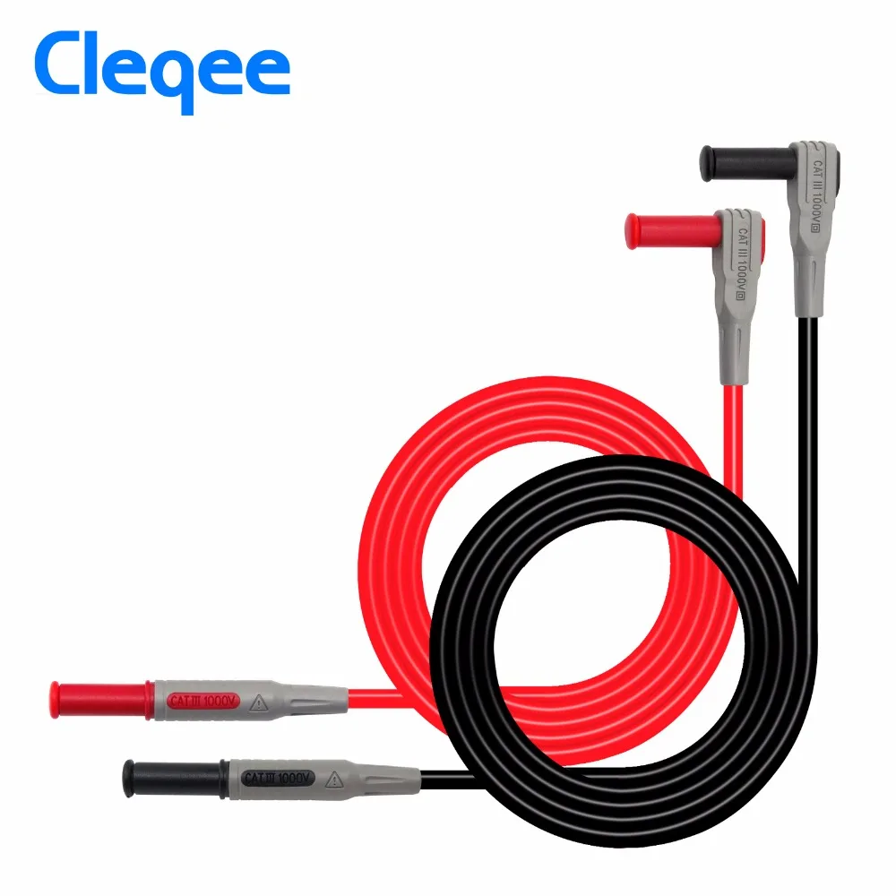 Cleqee P1200B многоцелевой Пробоотборный зонд Набор испытательных проводов 4 мм вилка