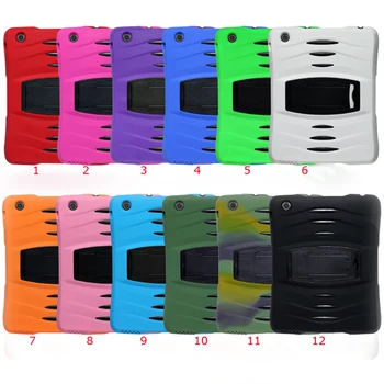

30pcs/lot For iPad Mini 1 2 3 Heavy Duty Shockproof Rubber Hard Case With Kickstand For iPad Mini 4