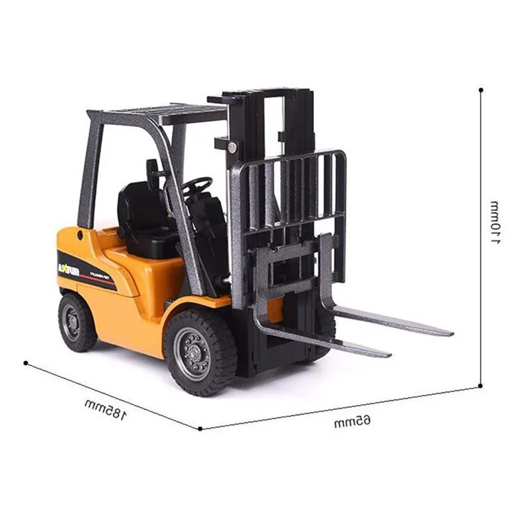 Изысканный подарок 1:50 модель сплава вилочного погрузчика, моделирование литья под давлением Инженерная Автомобильная коллекция, детский игрушечный автомобиль