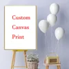 Custom Prints  Canvas Painting Poster Your Photo Favorite Family Customized Picture For Your Room Home Wall Decoration No Frame ► Photo 2/6