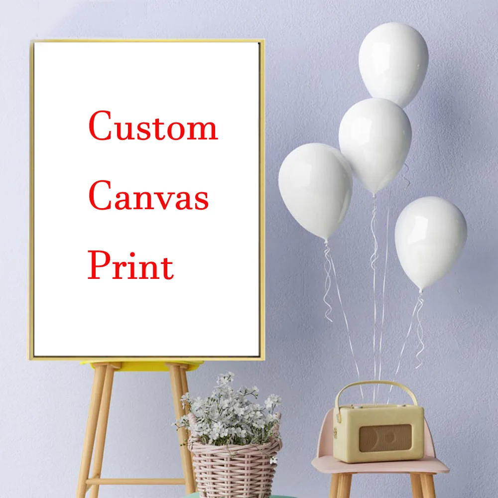 

TaaWaa Custom Print Silk Poster Your Photo Favorite Picture Family Baby Painting Poster Customized for Your Room Home Wall Decor