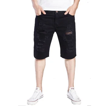 

Dropshipping Denim Shorts Men 2020 Fashion Casual Hole Short Jeans Korean Comfortable Shorts