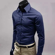Мужская рубашка с длинным рукавом, новинка, Весенняя деловая брендовая цветная официальная рубашка, офисная официальная Мужская рубашка, 17 цветов, мужские рубашки 7B0345