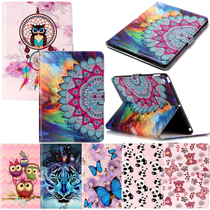 

Tablet Funda For Apple iPad 2 3 4 9.7"inch Fashion Cartoon Leather Wallet Magnetic Flip Case Cover Coque Silicone Shell Stand
