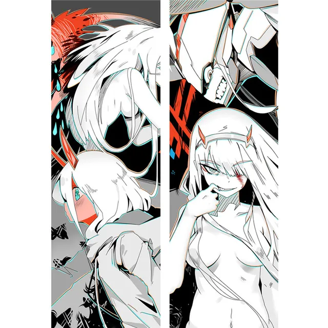 Mgf Hot Manga Zero Two Body Pillowcase In The Franxx Manga Dakimakura Pillowcase Pillow Case Aliexpress
