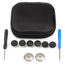 Для Xbox One беспроводной контроллер 8 шт. запасные части джойстик ручки для PS4 с отверткой сумка для хранения