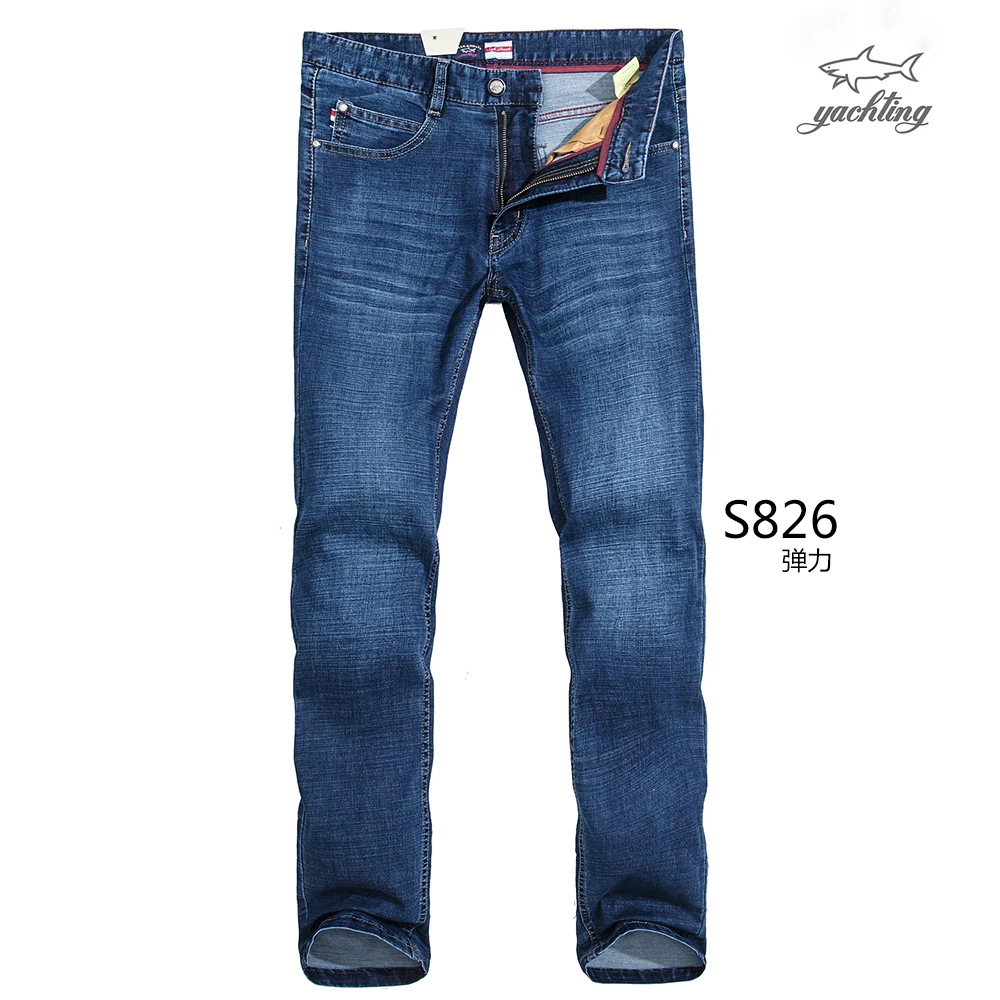 S826 Brand shark jeans for summer the high quality blue