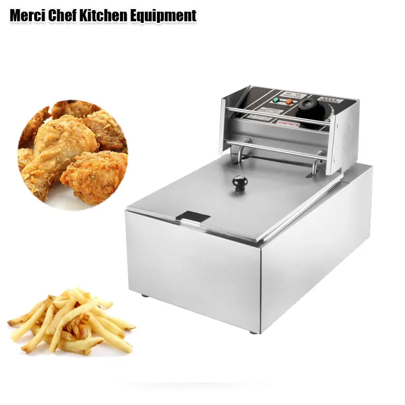 Household And Commercial 8L Electric DEEP FRYER Frying Machine household And Commerical Suit Food Machine CE Stainless Steel
