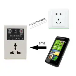 ЕС Великобритания plug телефон PDA GSM RC Дистанционное управление разъем мощность Smart Switch Прямая доставка