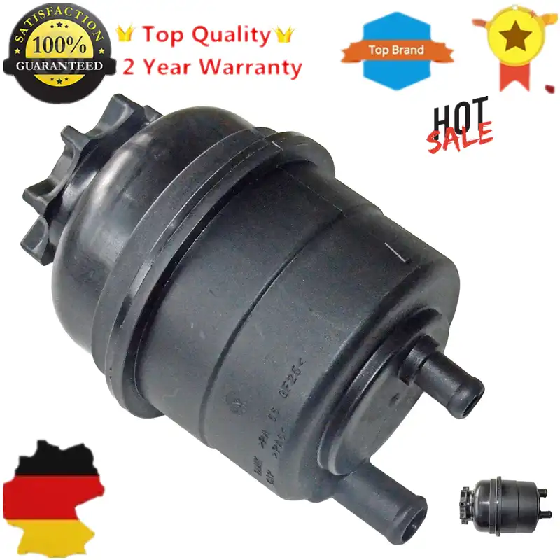 Power Steering Pressure Hose Pipe & Fluid Tank Reservoir For BMW E39