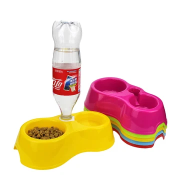 

Dual Port Dog Automatic Water Dispenser Feeder Utensils Bowl For Cat Food Dish Pet Bowl Small Dog Drinking Bowls Kitten Kettle