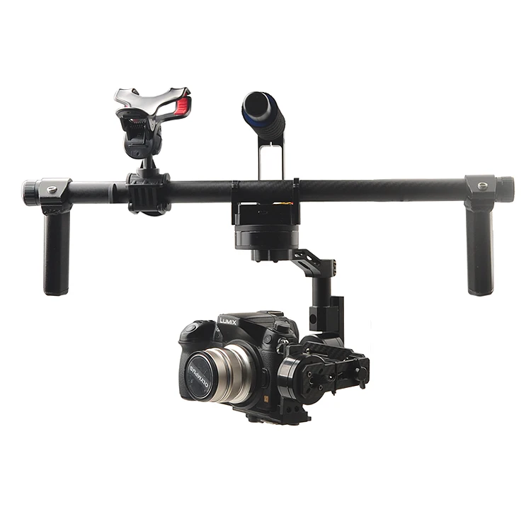 

HG3D Universal Handheld 3-axis Brushless Gimbal Handheld Camera Mount Stabilizer Compatible with GH3 GH4 NEX5 A5000 6000 A7