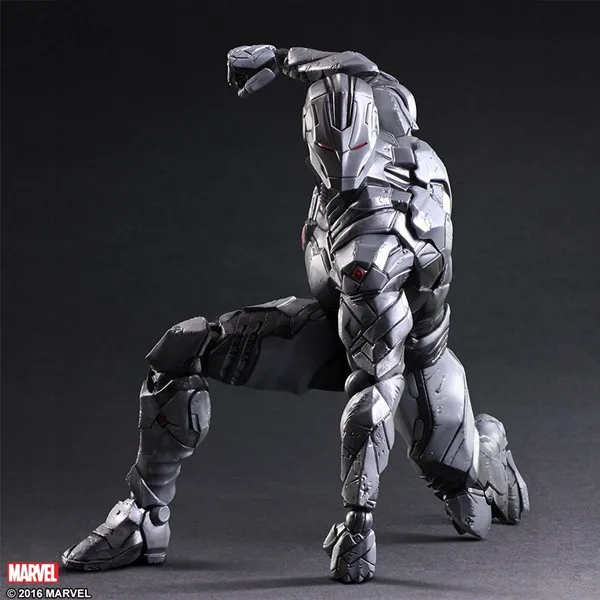 Play Arts Marvel Мстители 25 см Железный человек серый Ограниченная серия супер герой