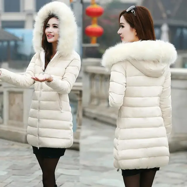 jaqueta de frio com capuz feminina