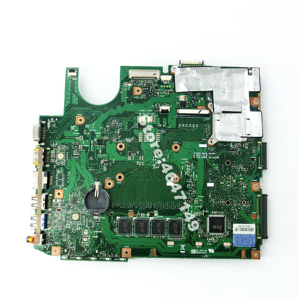  X45VD W/i3 CPU 4GB RAM GT610M 1GB Mainboard REV 3.0 For ASUS X45V X45VD X45C Laptop motherboard USB