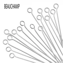 BEAUCHAMP 20-60 мм шпильки для головы, булавка для глаз, для изготовления ювелирных изделий, запонки-бисер, иглы, кисточки, серьги, филигранные щипцы, колье, ожерелье, Шарм