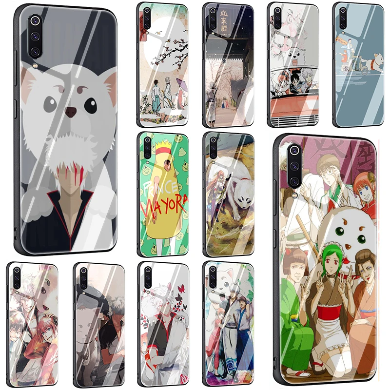

GINTAMA Tempered Glass Phone case for Xiaomi 5X 6X 8 Lite 9 A1 A2 F1 Redmi 4X 6A Note 5 6 7 Pro