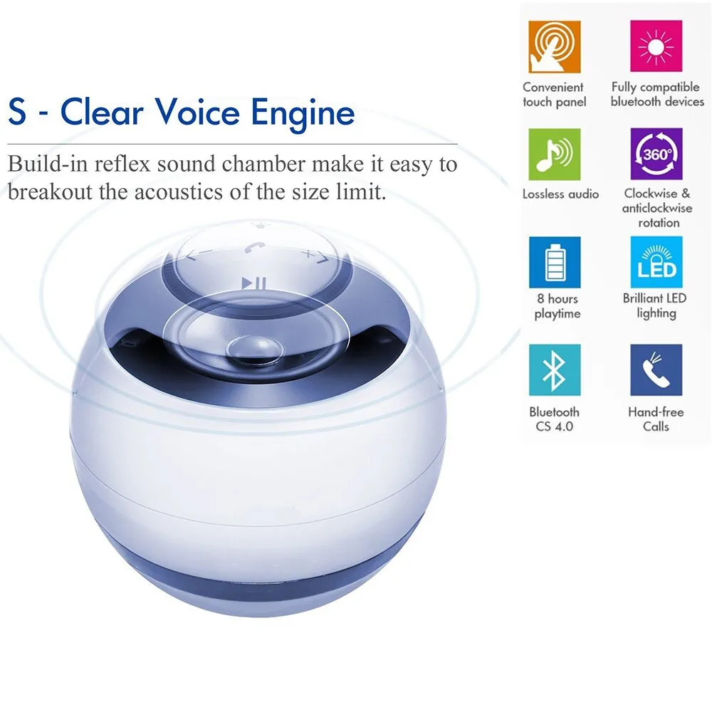 bluetooth orb speaker