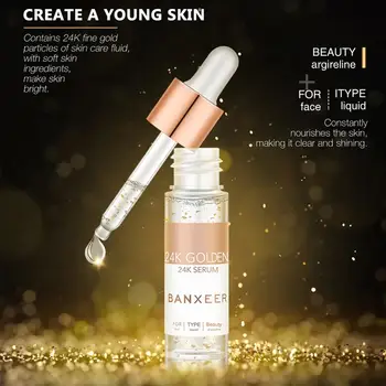 

24k Gold Essence Facial Whitening Moisturizing Serum Anti-Wrinkle Anti-Aging Firming Facial Serum