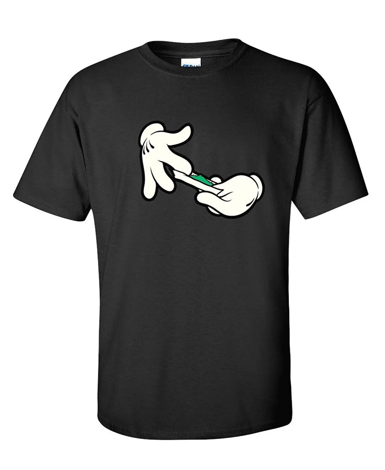 

Fashion Zomer Men O-Neck Short Sleeve Hands Rolling A Joint 420 Pot T Shirts