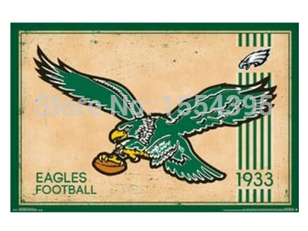 

New Custom Philadelphia Eagles Classical Fashion Stylish Home Decor Retro High Quality Poster (50x76cm) Wall Sticker U1-355