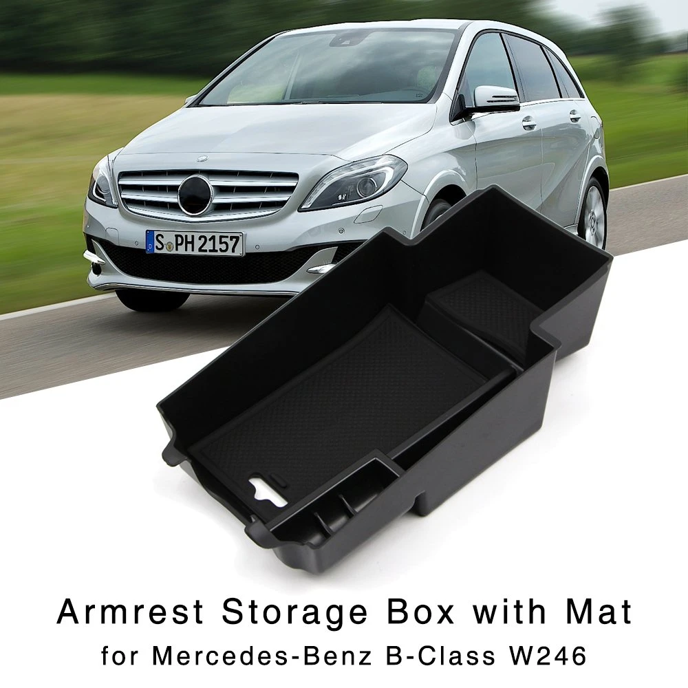 Armrest Storage Box for Benz B Class W246 2012-2016 Central Console Glove Tray
