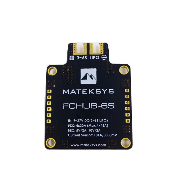 Mateksys Flight Controller F405-STD BetaFlight OSD STM32F405RGT6 Matek FCHUB-6S PDB Hub 12V Power Distribution Board-1 (5)