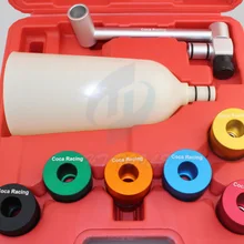 Шт. 8 шт. универсальная система наполнения масла с 2 литровыми масляными воронками алюминиевый материал