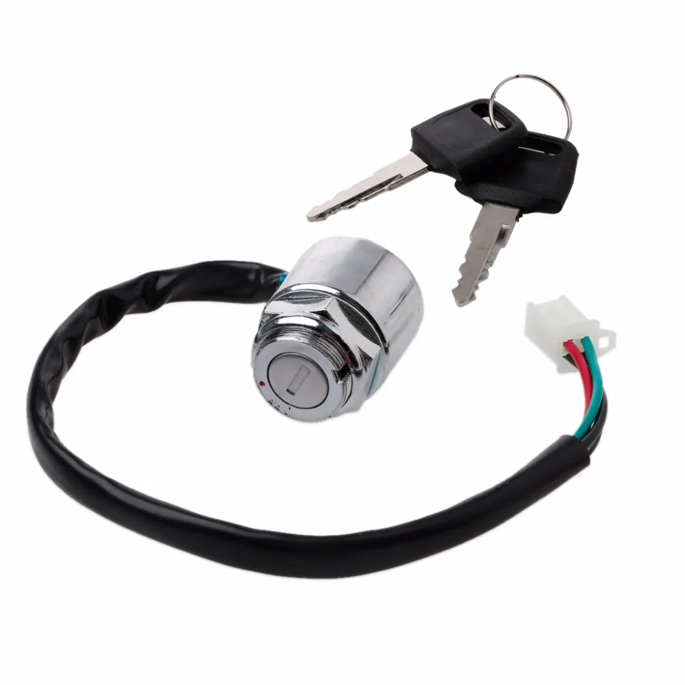 

4 Wires ATV Quads Ignition Key Switch For 4 Wheeler Go Kart Motorcycles Pit Dirt Bike Motorcycle Ignition