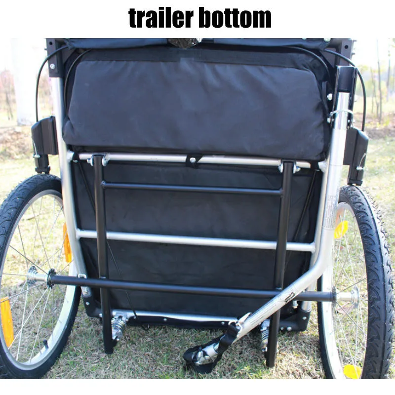 20 дюймов Надувное колесо и рама из алюминиевого сплава 2 в 1 детский Jogger прицеп для велосипеда, ударопрочная коляска с двойным тормозом