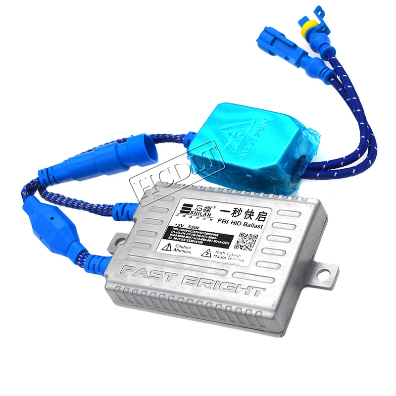HCDLT AC 12V 55W Xenon HID Ballast Fast Bright Quick Strat Slim Reator Ignition Block For Car Light 55W HID Headlamp Bulb Kit (3)