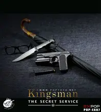 1/6 Scale Male Action Figure Model Toys POPTOYS EX07 Kingsman:The Secret Service Harry Hart Agents Leader Model Hobby Collection