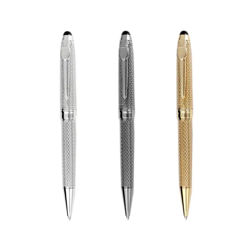 

1Pcs 1.0mm Luxury Twist Ballpoint Pen Business Signature Rollerball Business Office Supplies Stationery Writing Gift