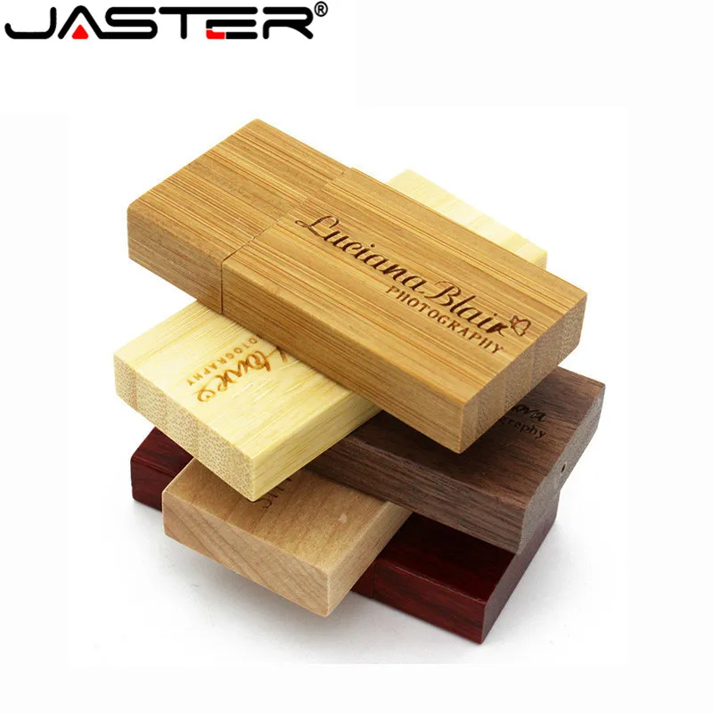 

JASTER USB 2.0 Flash Drive USB Stick Pen Drive New Wooden Usb Custom Usb Company Logo