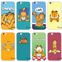 Encantador lindo de dibujos animados Garfield suave de tpu caso para Samsung Galaxy S10 A10 A30 A40 A50 A60 A70 A6 A8 A9 j8 J6 J4 primer plus