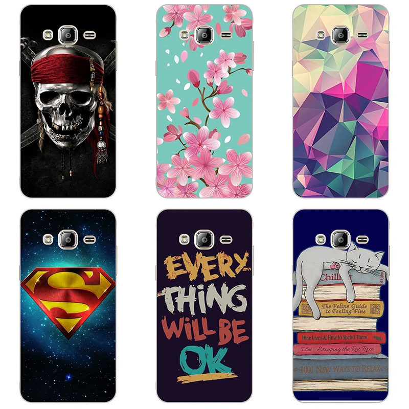 

fashion style phone case colour shell For Samsung GALAXY j500F J500H J500M Hard plastic Phone Case colorful painting skin shell