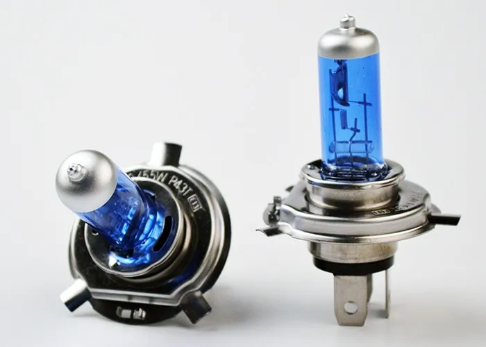 H4 Halogen 12V 60 55W 5000K Auto Halogen Xenon Dunkelblau Glas Ultra Wei/ß 2 ST/ÜCKE