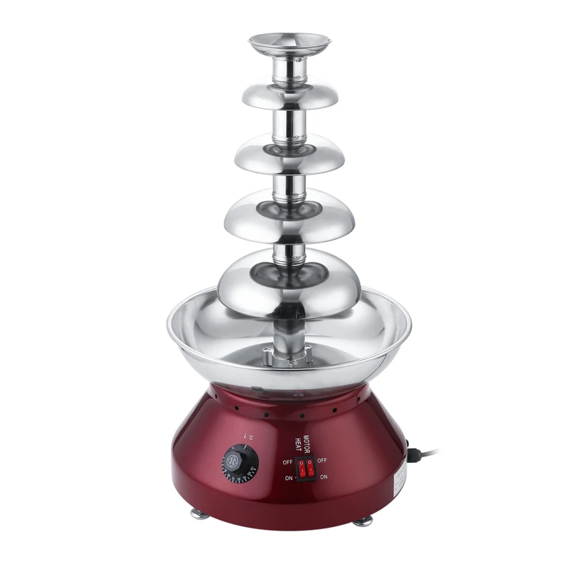 

Buffet 5 Tiers Chocolate Fountain Waterfall Event Exhibition Electric Chocolate Fountain Fondue Birthday Party Chocolate Machine