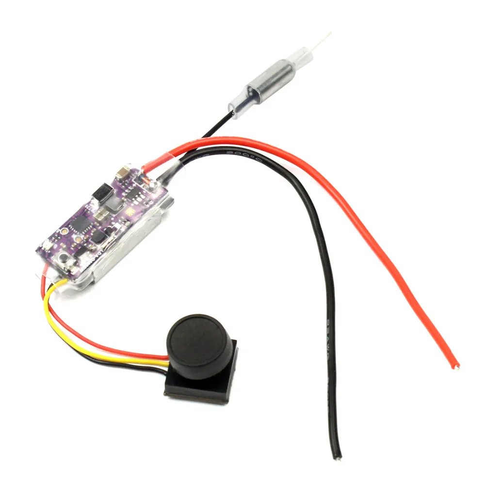 

Q100-MINI 5.8G 16CH VTX+Camera 25mW / 100mW Switchable 7v-18v Image Transmission for FPV Racing Drone Accessory Parts F21004