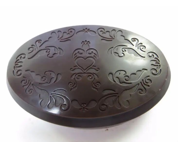 

QT0060 Oval shape stamp handmade soap mold art pattern chocolate mould DIY silicone soap molds pudding jelly candle moulds