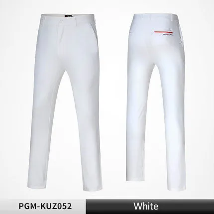 Новые зимние мужские утепленные брюки для гольфа PGM гольф длинных брюк Для мужчин Хай-упругие Спортивные штаны Размеры XXS-3XL - Цвет: one