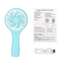 Portable Hand Fan Battery Operated USB Power Handheld Mini Fan Cooler with Strap Home Office Outdoor fan