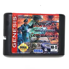 Продвинутый военный командор 16 бит sega MD игровой картридж для системы Megadrive Genesis