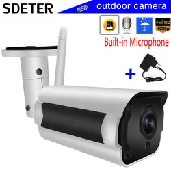 SDETER ip-камера Wi-Fi беспроводная CCTV пуля наружная водостойкая 720 P 1080 P ночного видения ИК Onvif камера безопасности двухсторонняя аудио P2P