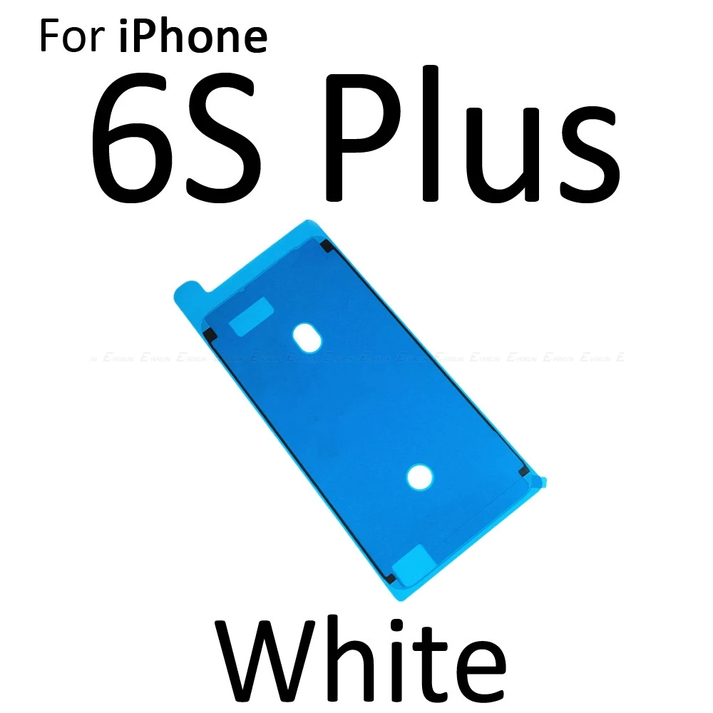 Передний ЖК-Корпус клейкая лента наклейка для iPhone 6S 7 8 Plus X XR XS Max ЖК-рамка экран Водонепроницаемая наклейка - Цвет: 6S Plus White
