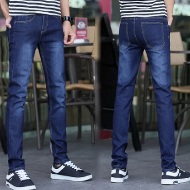 Men's Jeans High Quality Famous Brand Straight Straight Stretch Slim