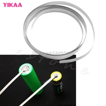 

1PC 1M 8mm x 0.15 Ni Plated Nickel Strip Tape For Li 18650 Battery Spot Welding Drop Ship