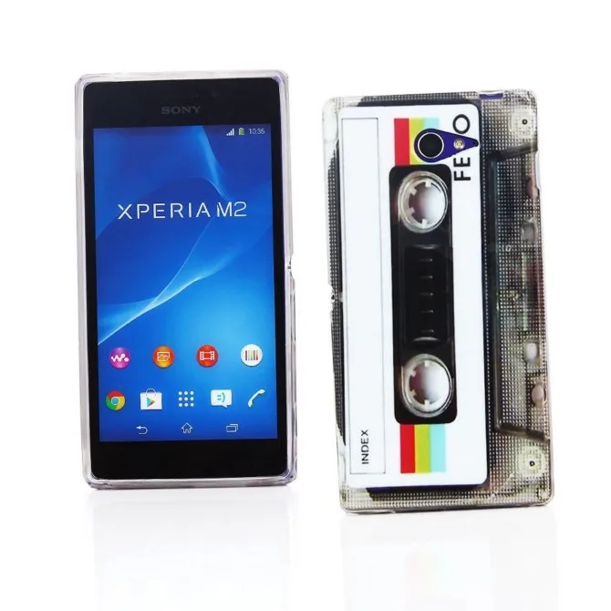 Sony Xperia M2 Retro Cassette TPU (1)