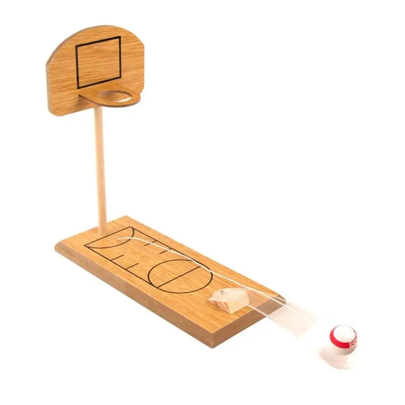 Детский мини деревянный Настольный боулинг баскетбол игра Монтессори развивающие, обучающие игрушки для детей Рождественский подарок